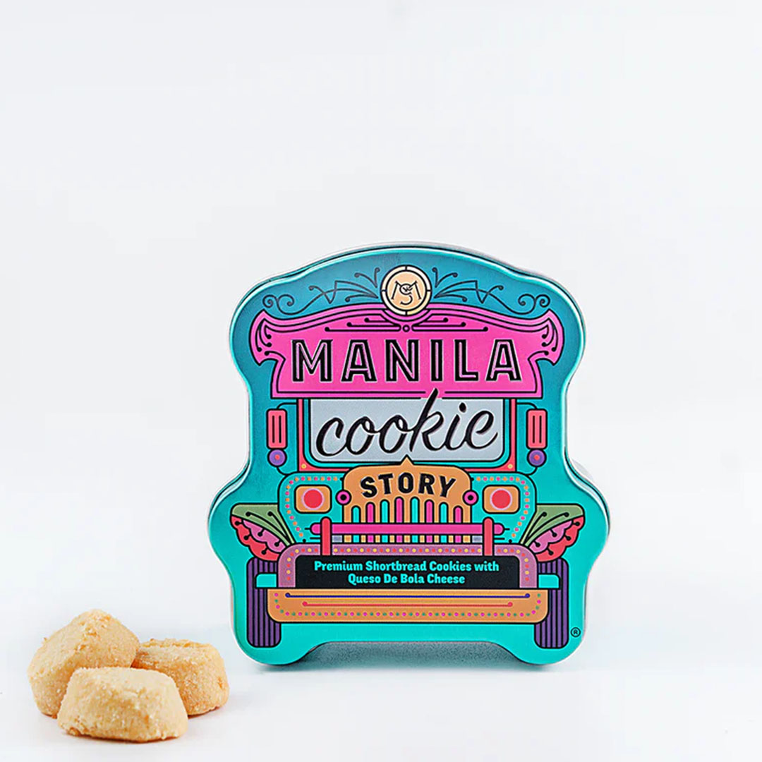 Manila Cookie Story Baby Jeepney Tins (Queso de Bola) 70g | Iskaparate