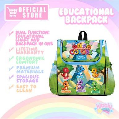 Kittly Premium Educational Backpack (Colors) | Iskaparate