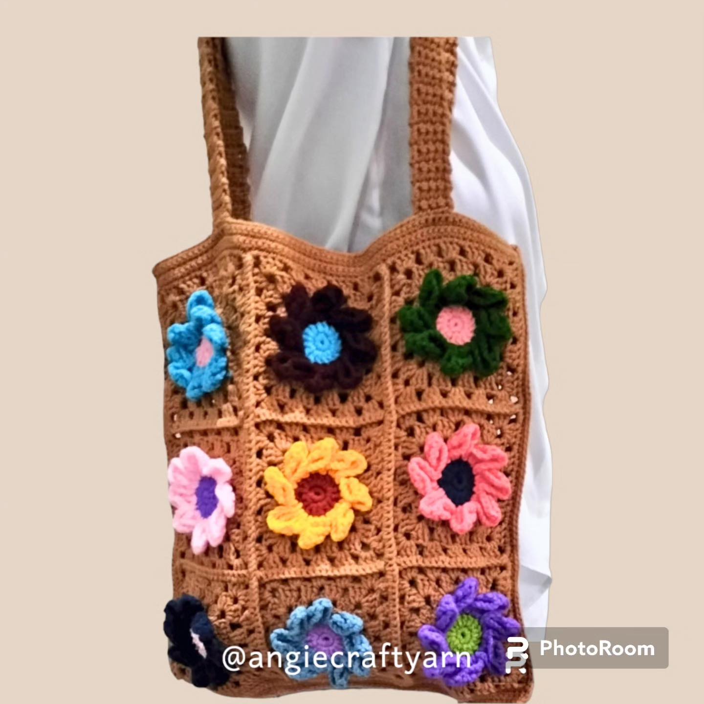 Handmade Flower Tote Bag | Iskaparate