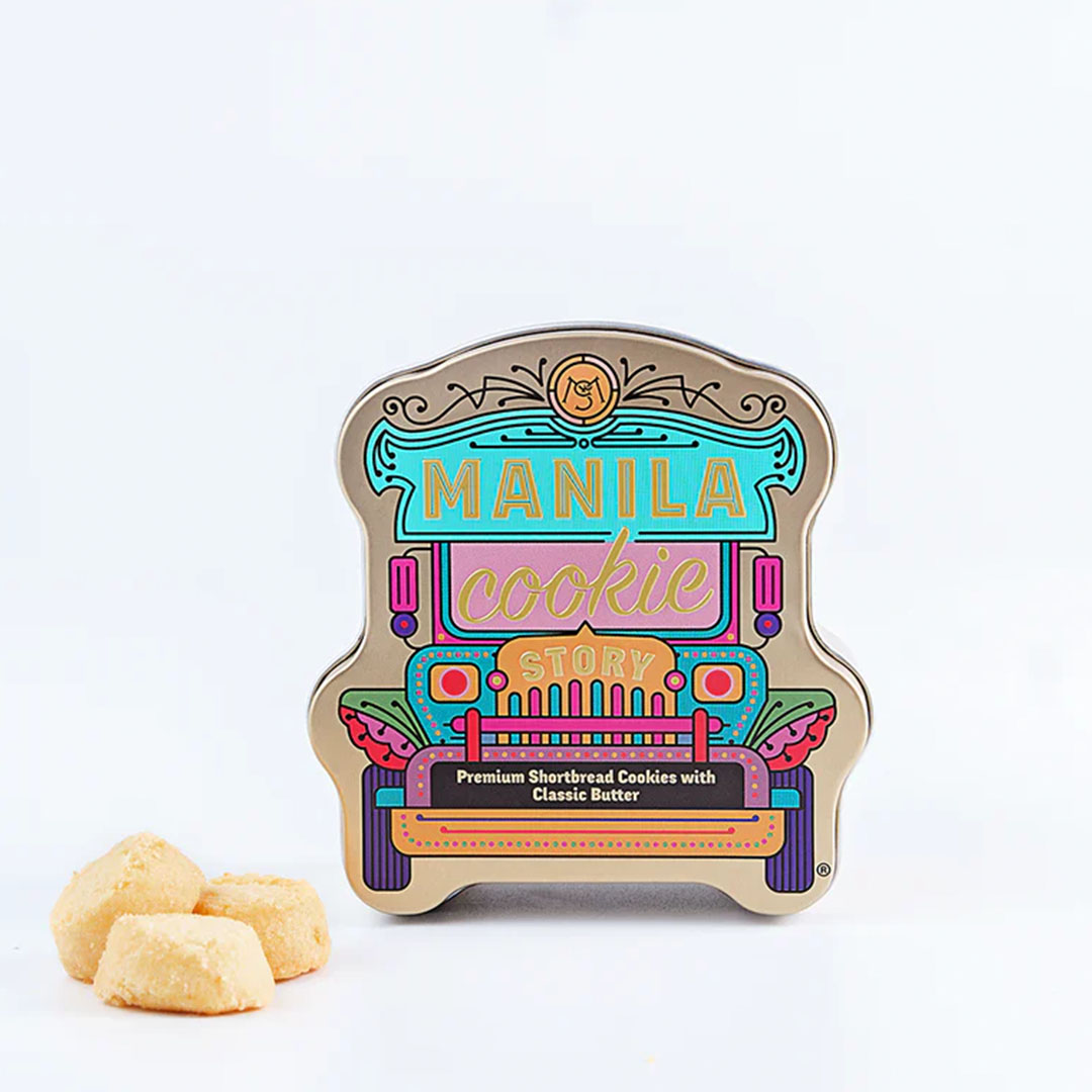 Manila Cookie Story Baby Jeepney Tins (Plain) 70g | Iskaparate