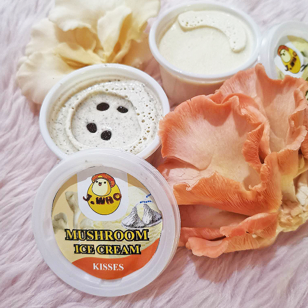 Try J WHO Mushroom Farm's Mushroom Ice Cream 3oz | Iskaparate