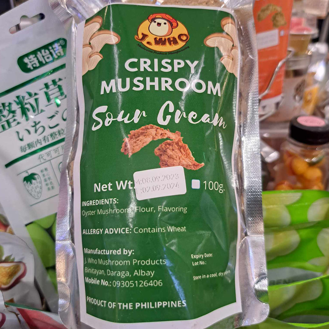 J WHO Mushroom Farm's Mushroom Chips 100g - Sour Cream | Iskaparate