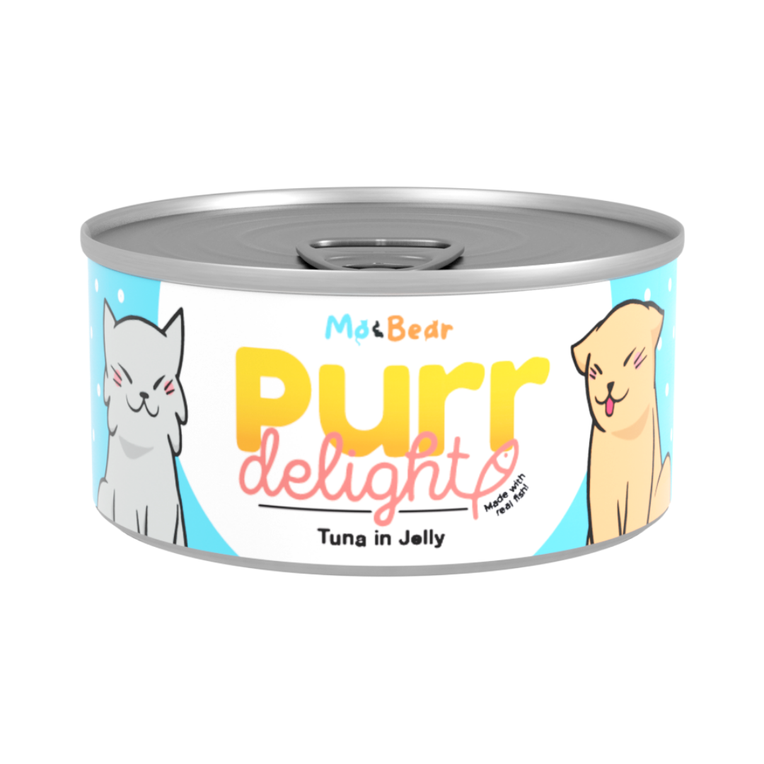 Mo and Bear Purr Delight Tuna in Jelly 155gms | Iskaparate