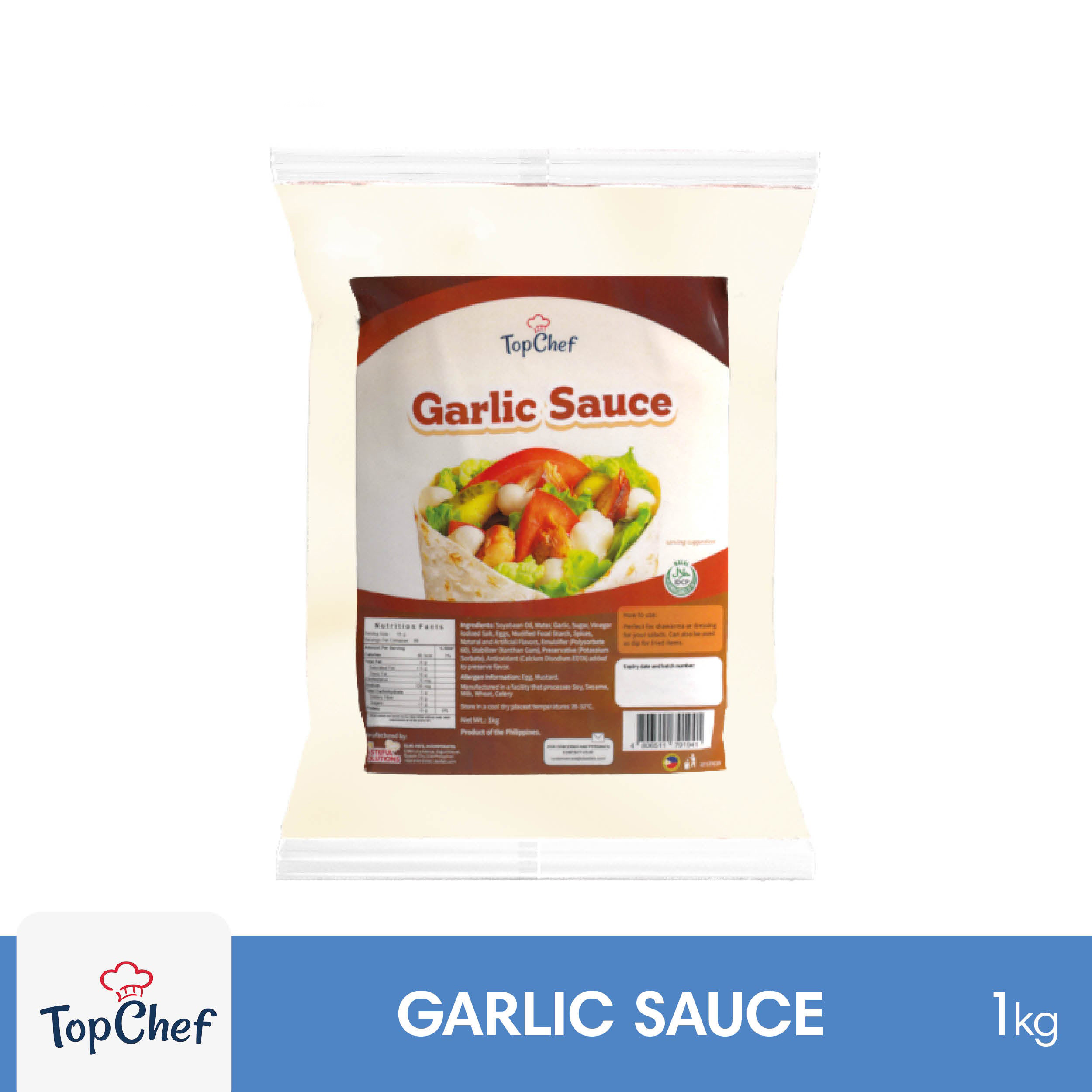 TopChef Garlic Sauce 1kg | Iskaparate