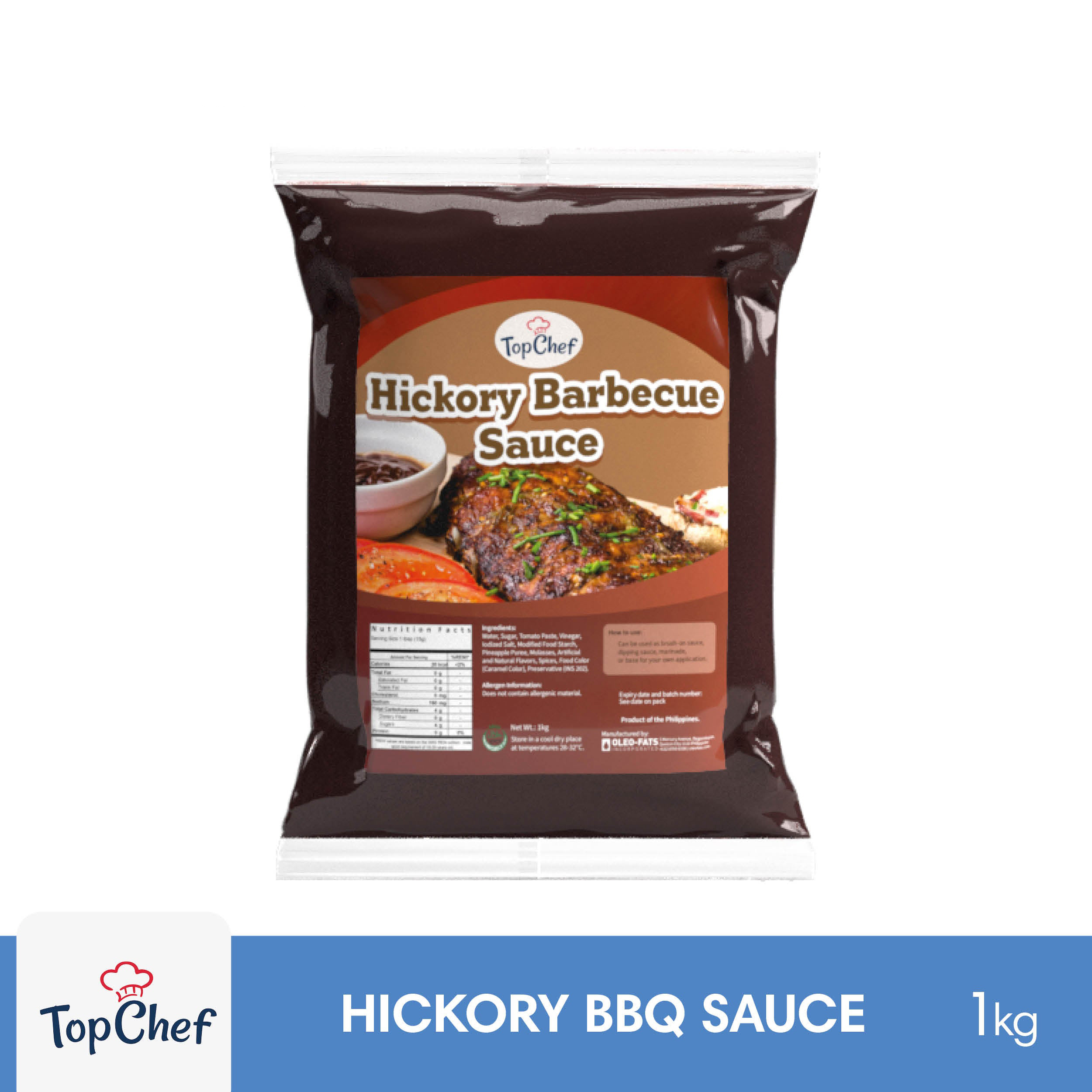 TopChef Hickory Barbecue Sauce 1kg | Iskaparate