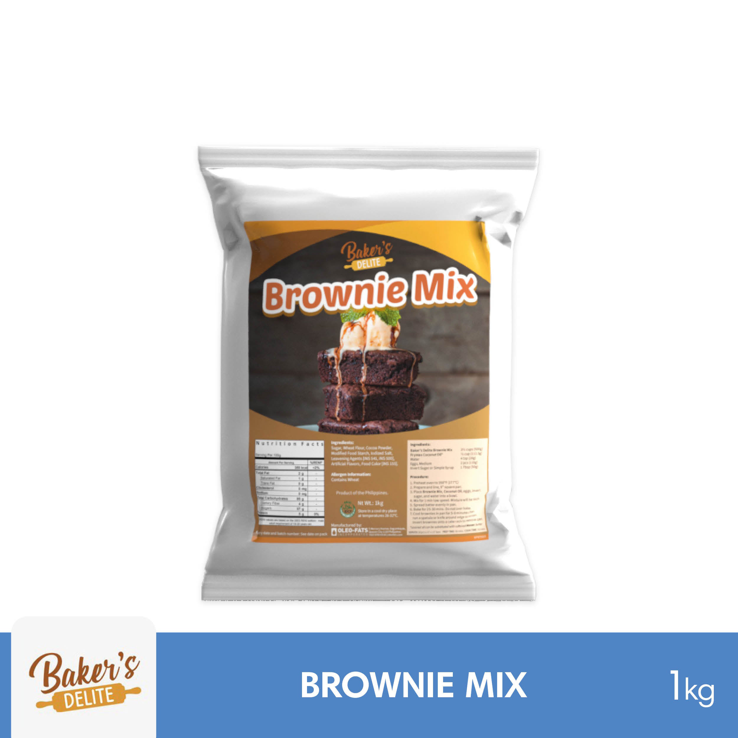 Baker's Delite Brownie Mix 1kg | Iskaparate