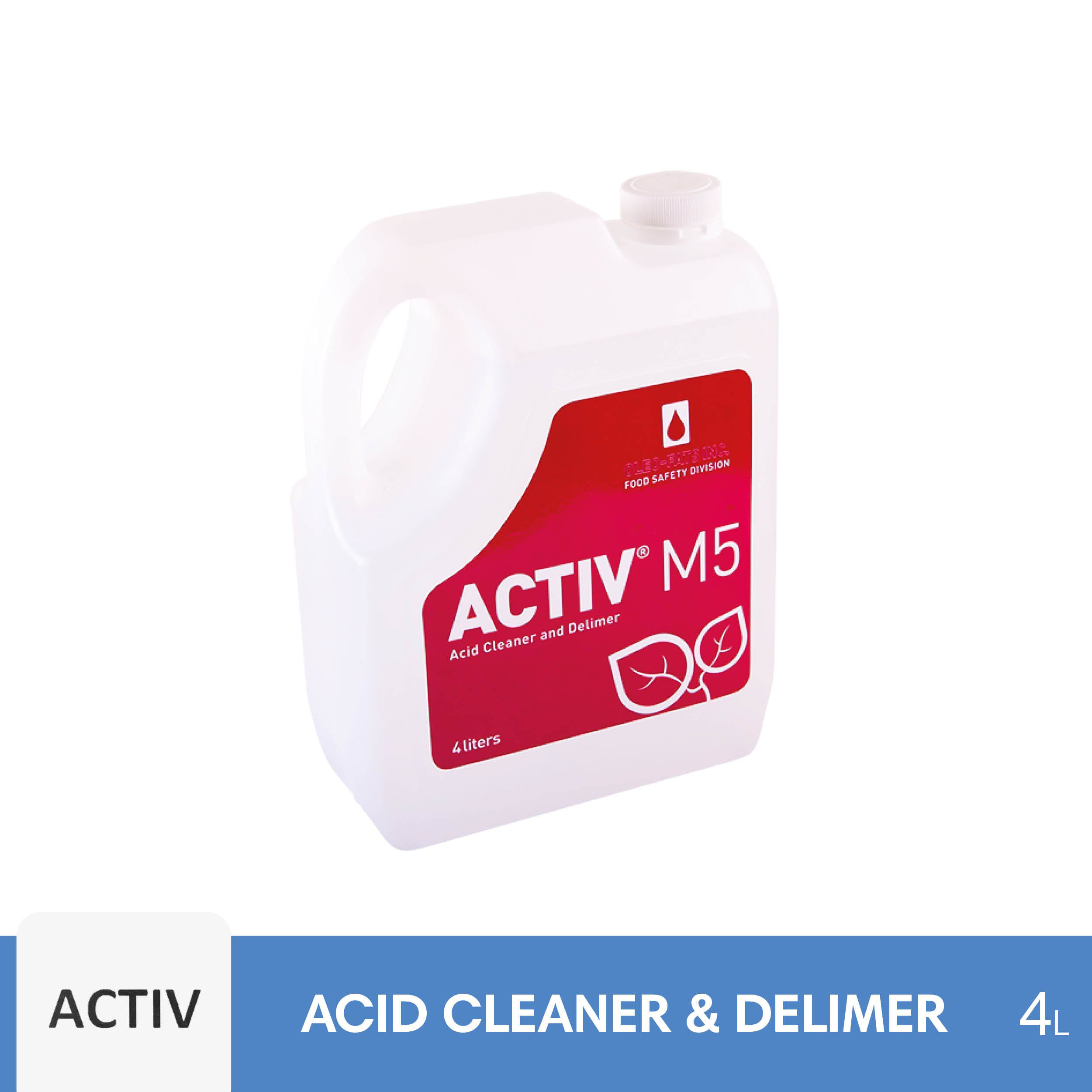 Activ M5 Acid Cleaner and Delimer 4L