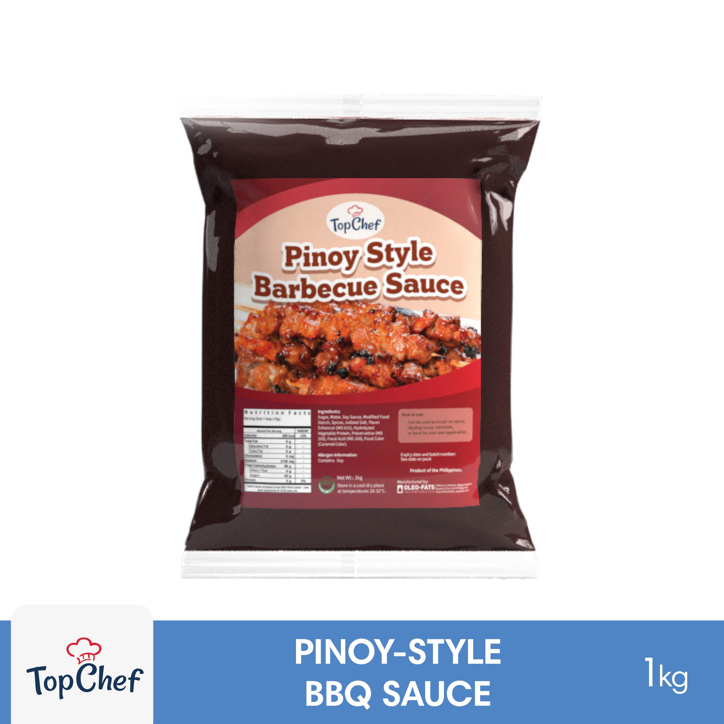 TopChef Pinoy Style Barbecue (BBQ) Sauce 1kg