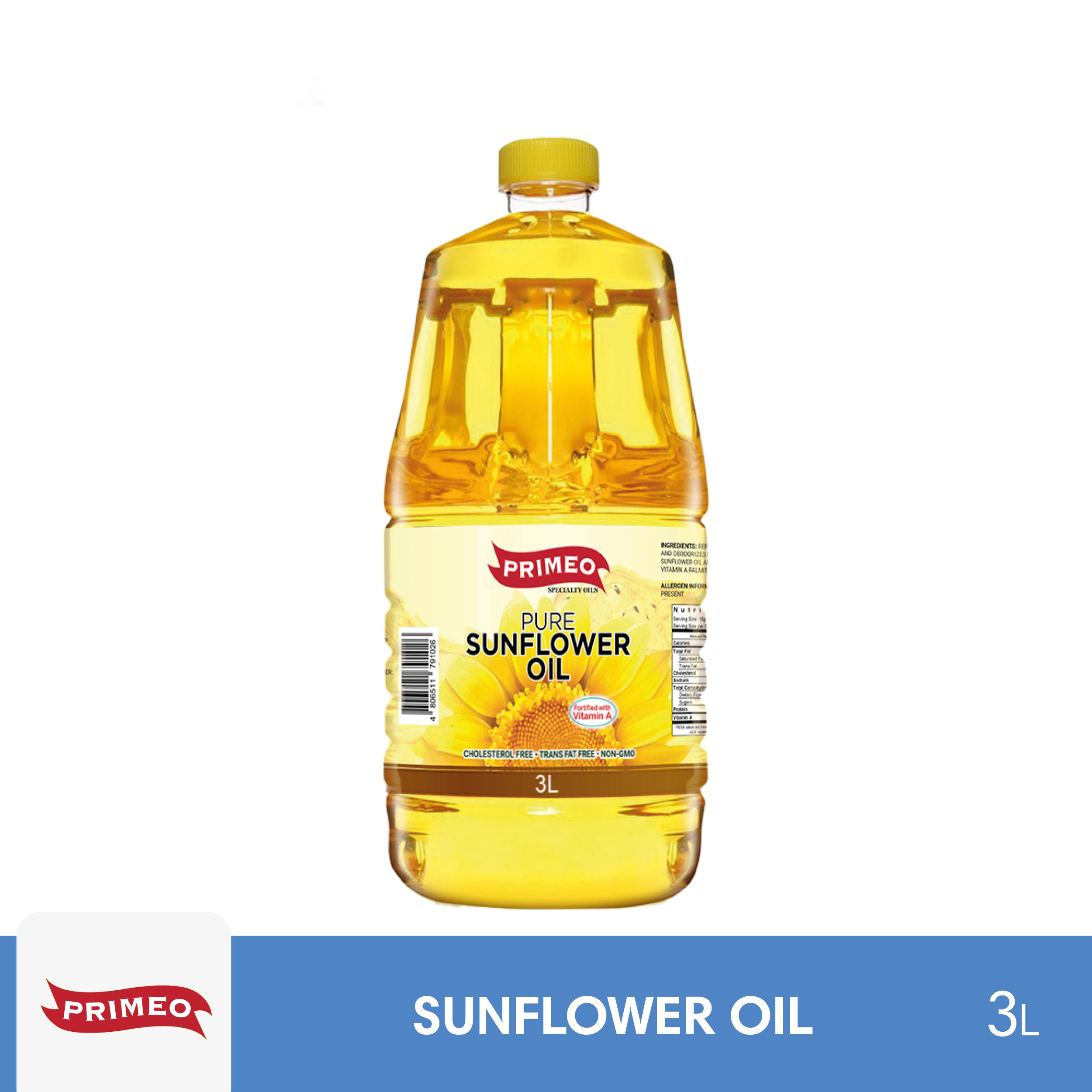 Primeo Pure Sunflower Oil 3L