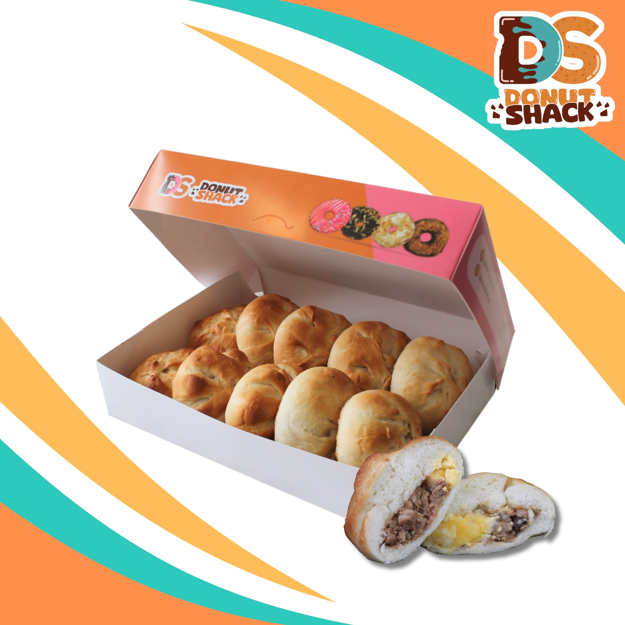 Donut Shack Toasted Siopao (Box of 10) | Iskaparate