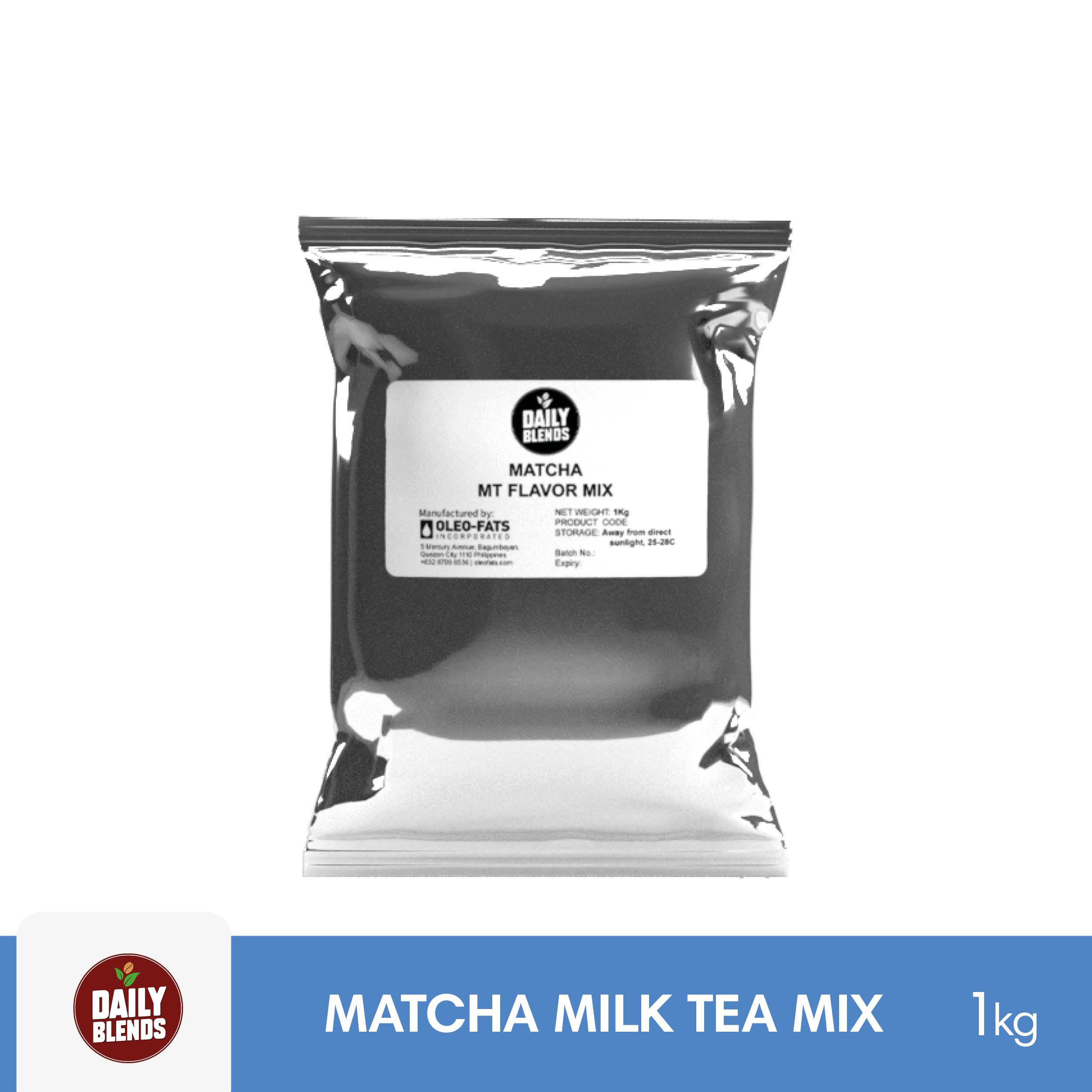 Daily Blends Matcha Milk Tea Flavor Mix 1kg | Iskaparate