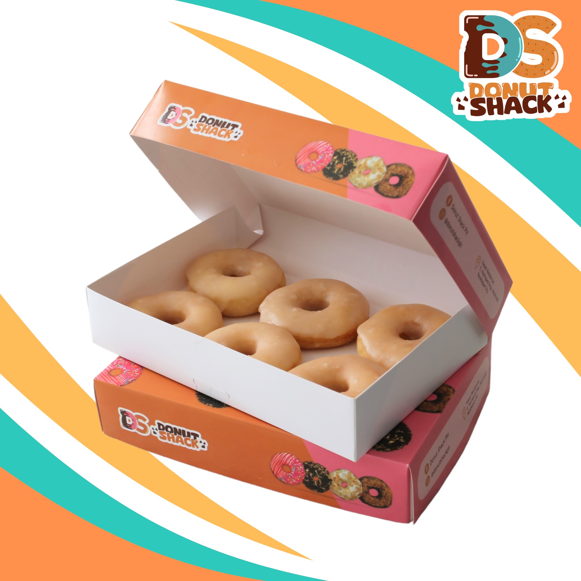 Donut Shack Classic Donuts (Box of 6) | Iskaparate