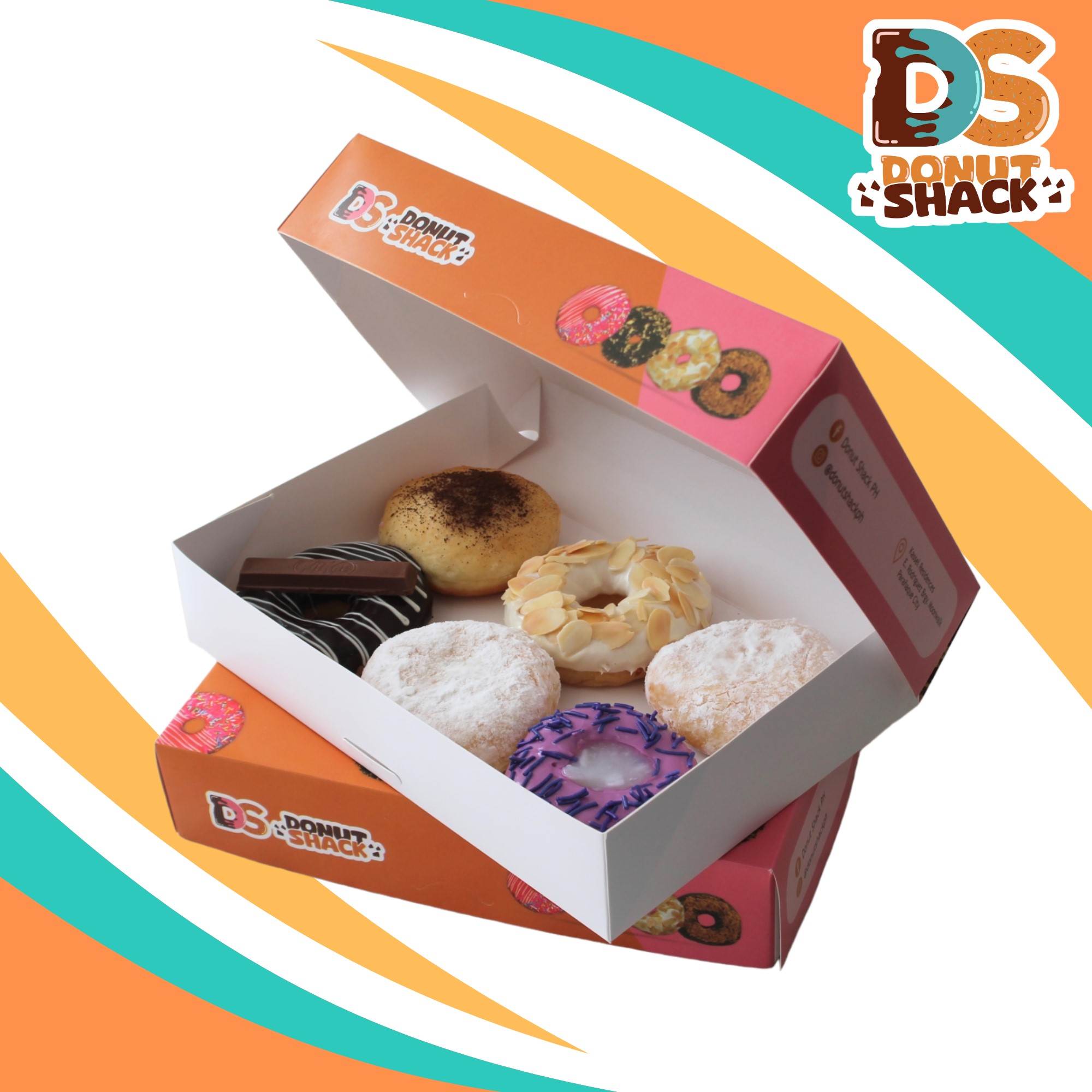 Donut Shack Premium Donuts (Box of 6) | Iskaparate