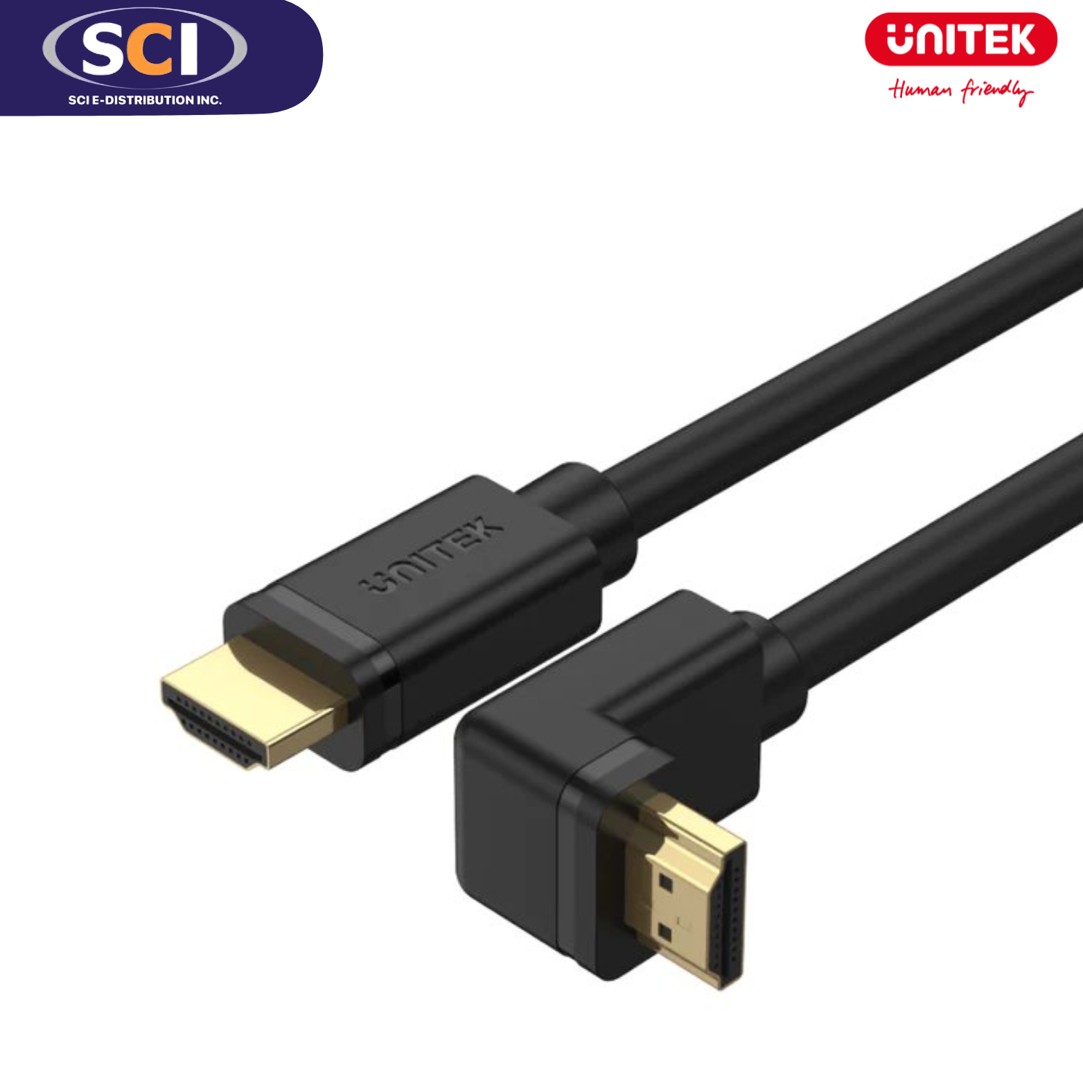 Unitek HDMI w/right Angle 270 Elbow Design | Iskaparate