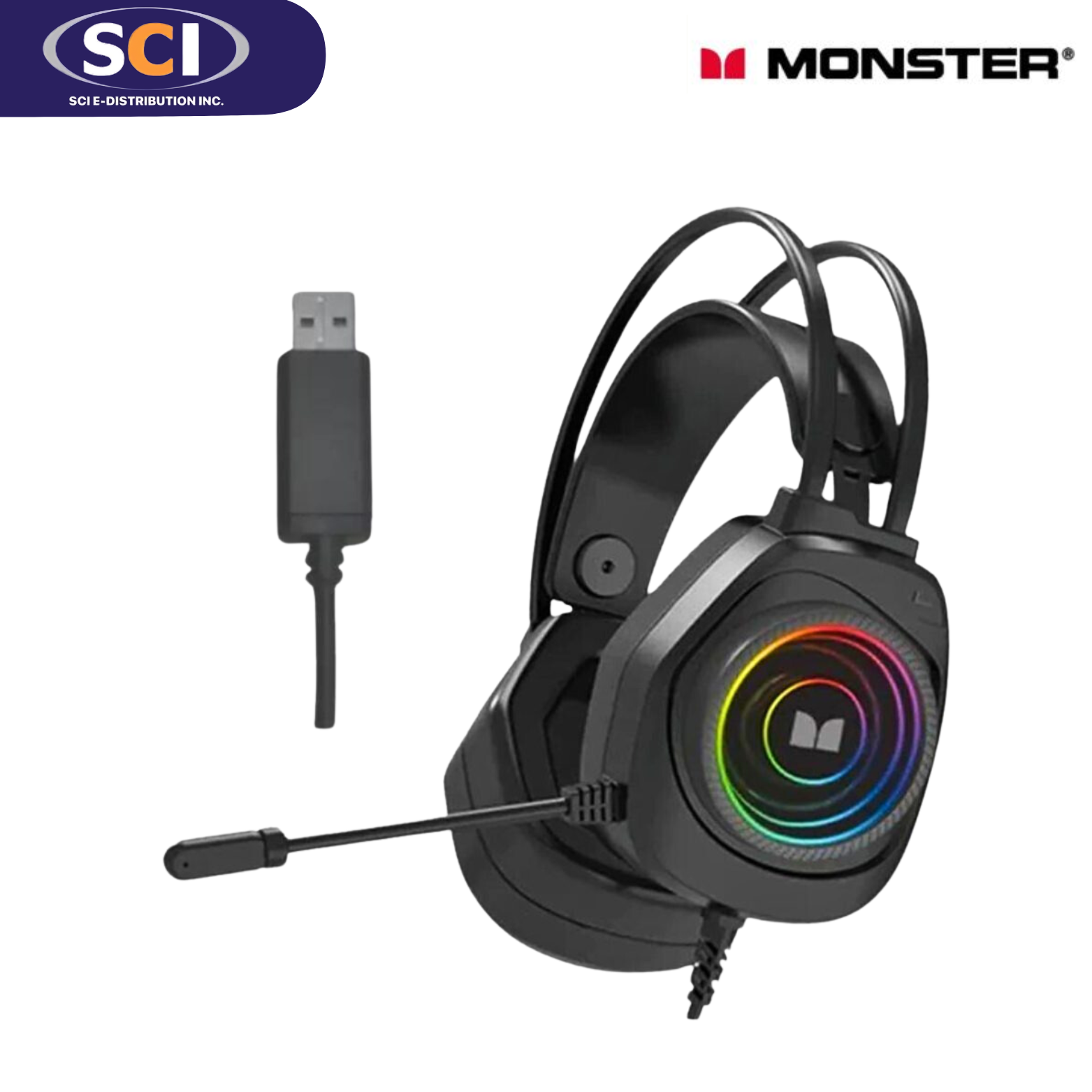 Monster Airmars N5 USB 7.1 Gaming Headset | Iskaparate