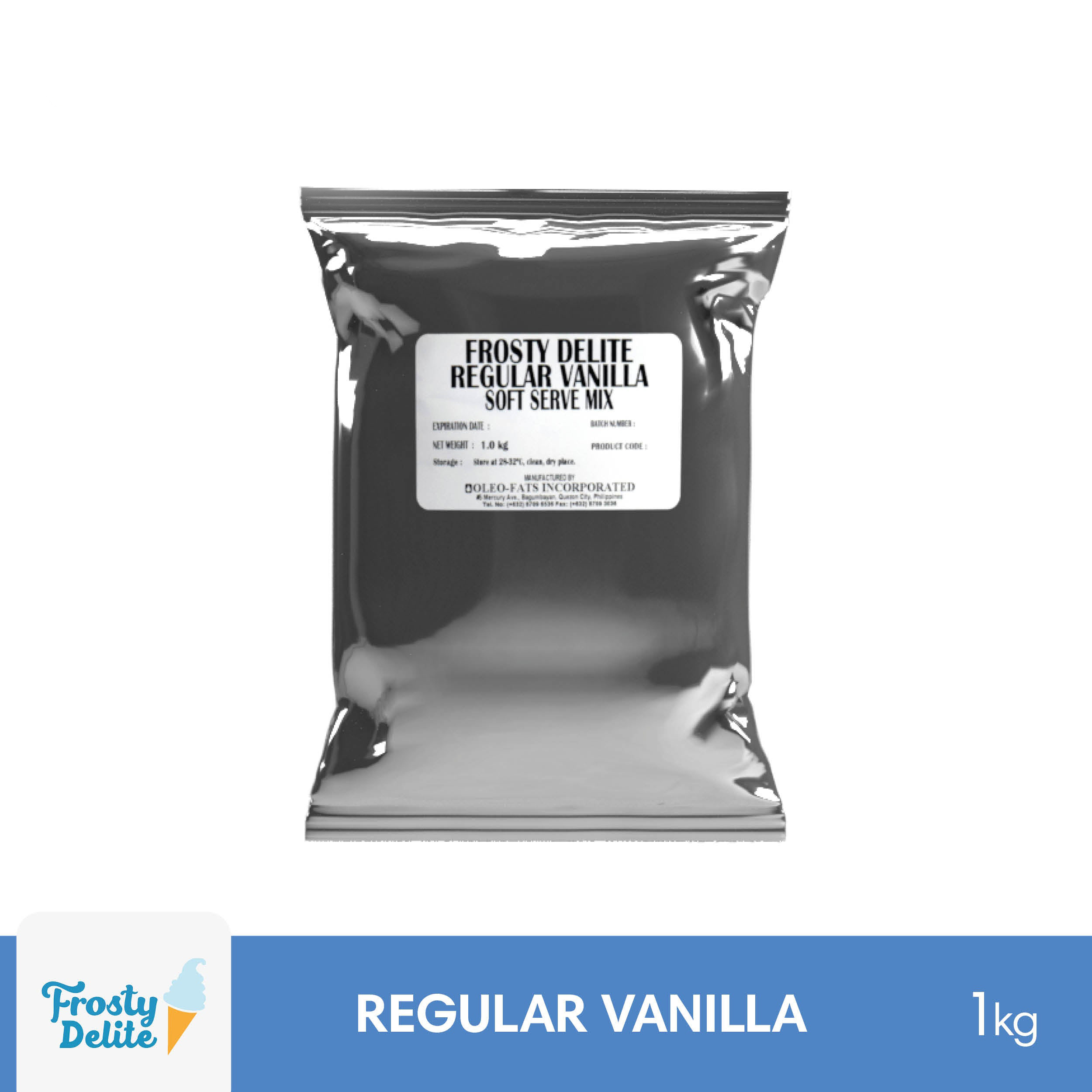 Frosty Delite Regular Vanilla Soft Serve Mix 1kg