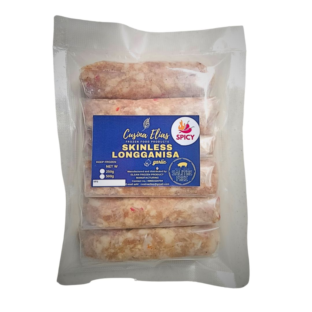 Skinless Spicy-Garlic Longganisa 250g | Our Market