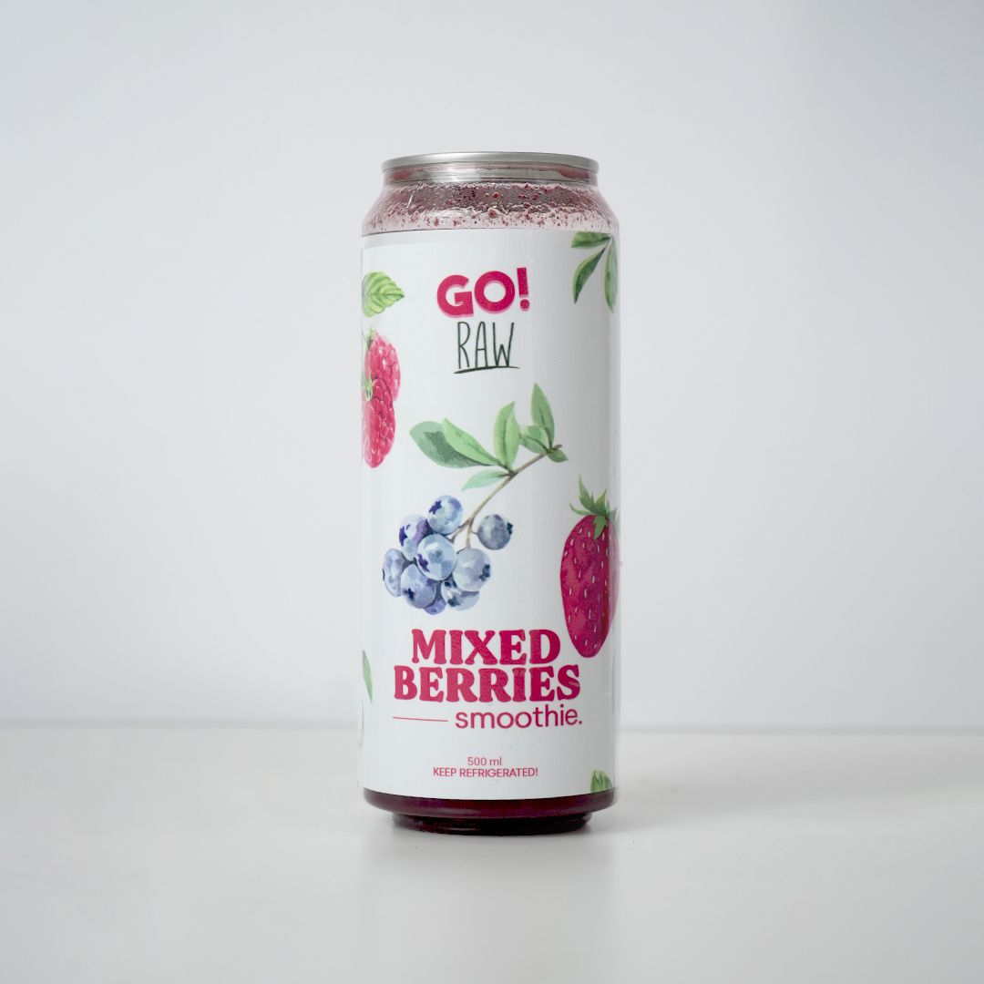 Go! RAW Smoothies - Mixed Berries 500ML