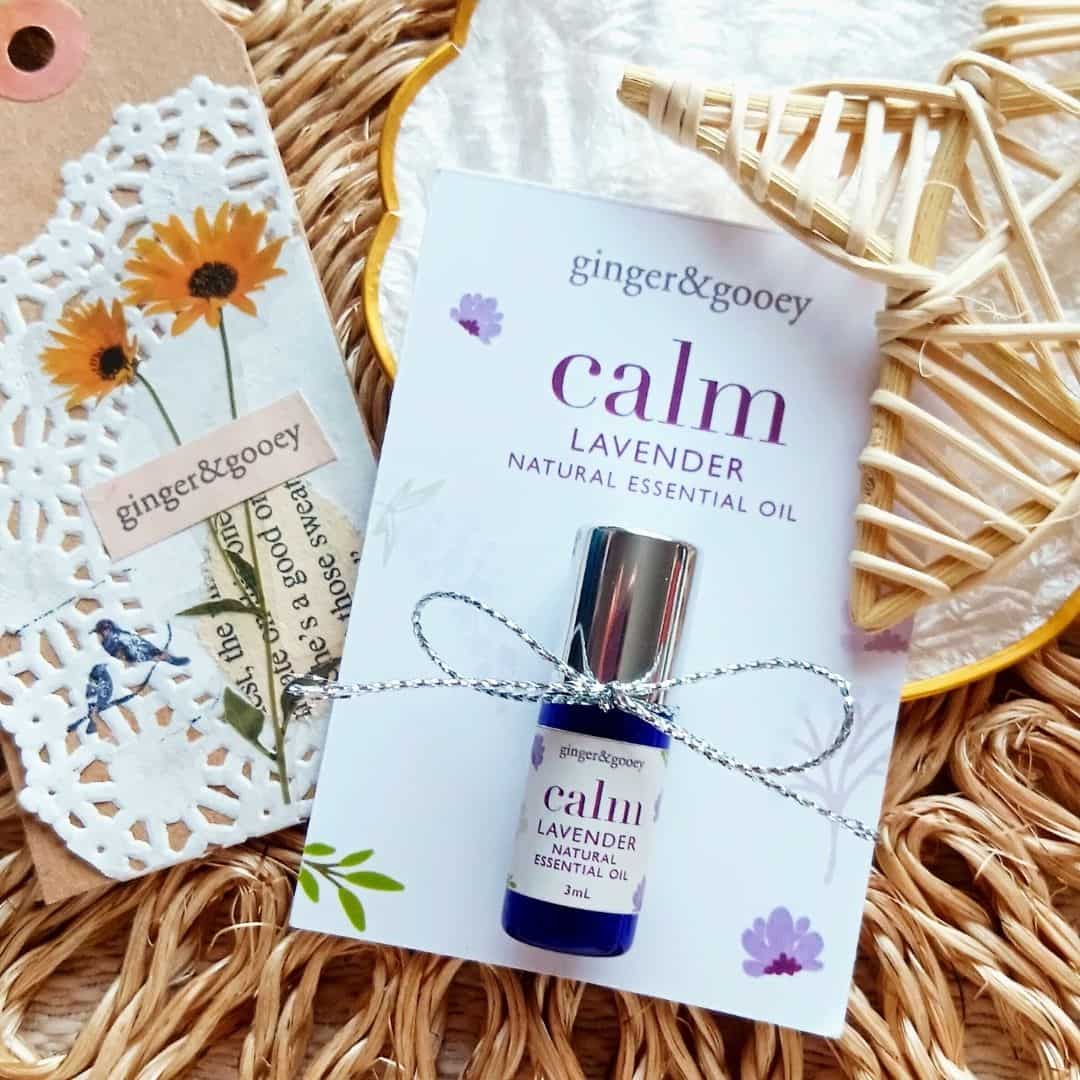 Calm lavender essential oil 3ml roller bottle | Our Market