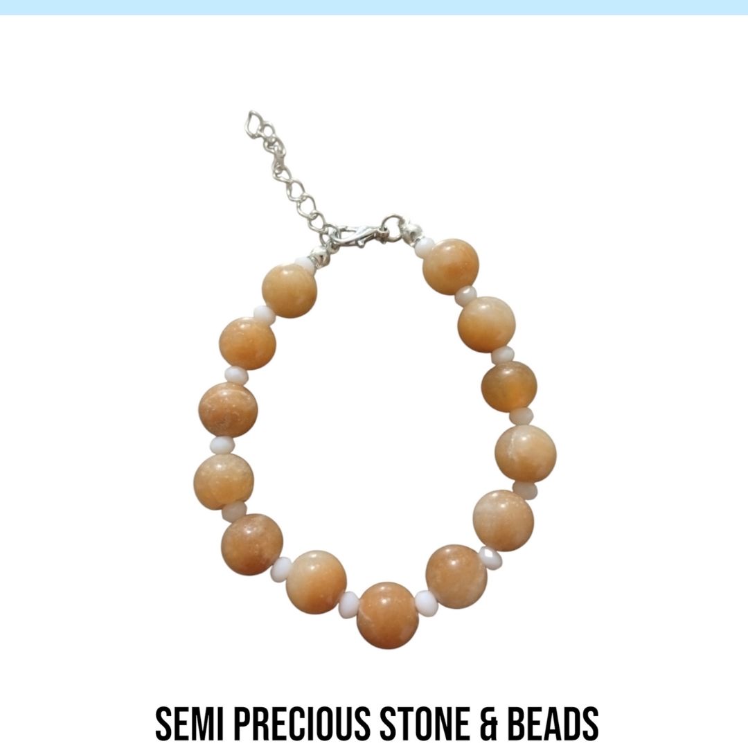 Round Beige Bracelet | Our Market