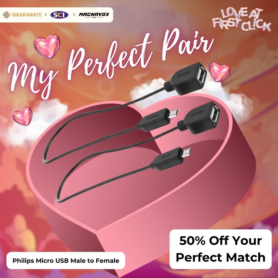 Valentine's Promo 9 - Philips Micro USB Male to USB Female | Our Market