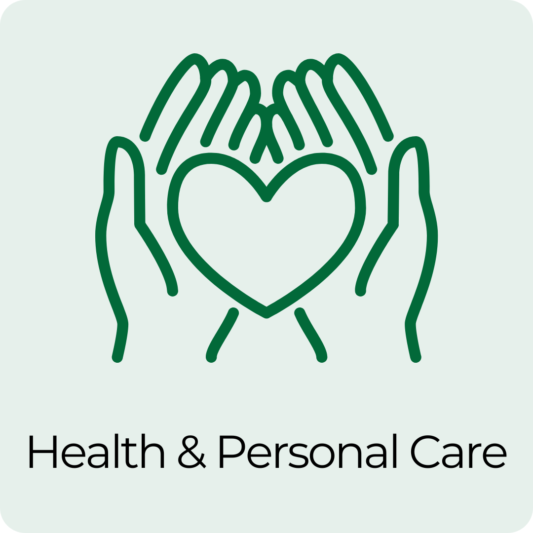 Our Market Health and Personal Care Category Banner